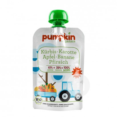 Pumpkin독일유기농당근사과바나나복숭아진흙흡입재미 6 개월이상...