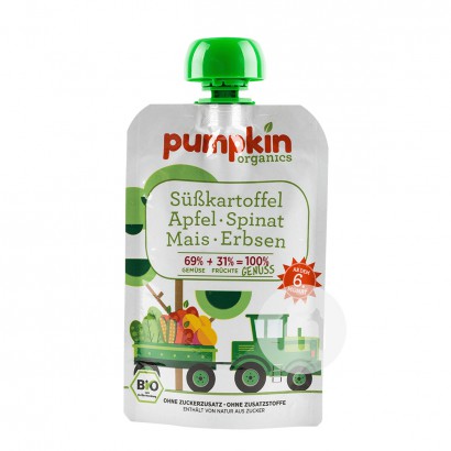 Pumpkin독일유기농고구마사과시금치옥수수완두콩퓨레6 개월이상 ...