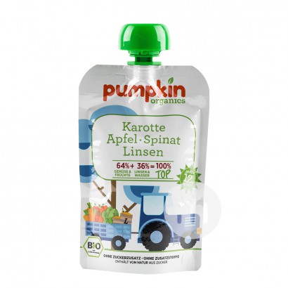 Pumpkin독일12 + 개월동안독일유기농당근애플시금치렌즈콩콩페...