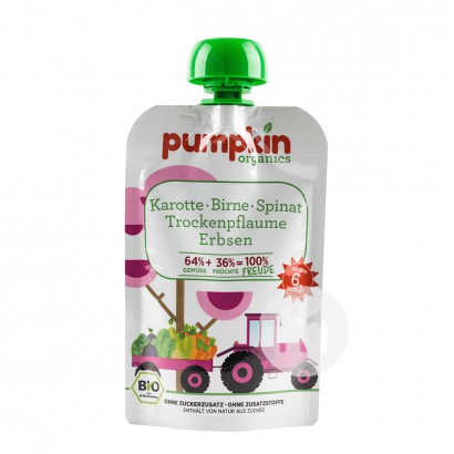 Pumpkin독일유기농당근배시금치말린자두완두콩퓨레흡입및음악 12...