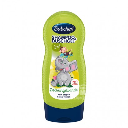 Bubchen 독일어린이정글파트너샴푸및욕조 2 in 1 안티-민...