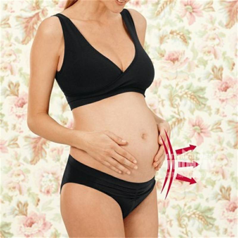 Anita 미국임산부부드러운이음새가없는낮은허리팬티블랙모델해외버전