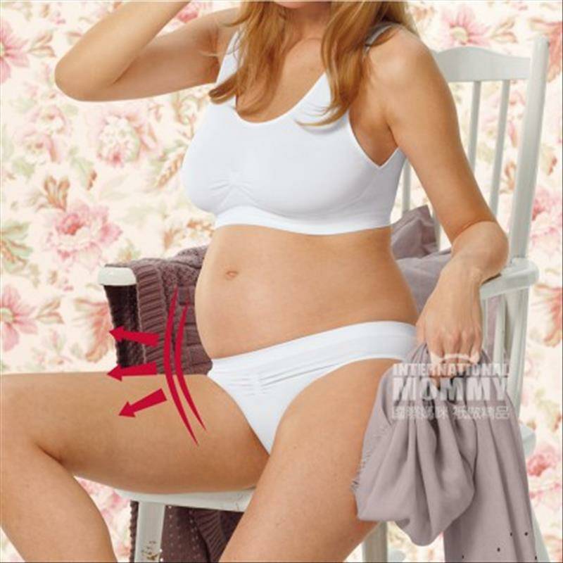 Anita 미국임산부부드러운이음새가없는낮은허리팬티흰색모델해외버전