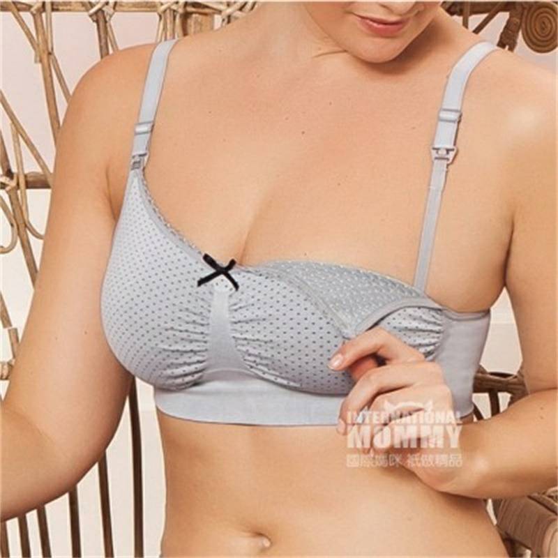 Anita 미국임산부모유수유타이트이음새가없는브래지어 5097 은회색해외버전
