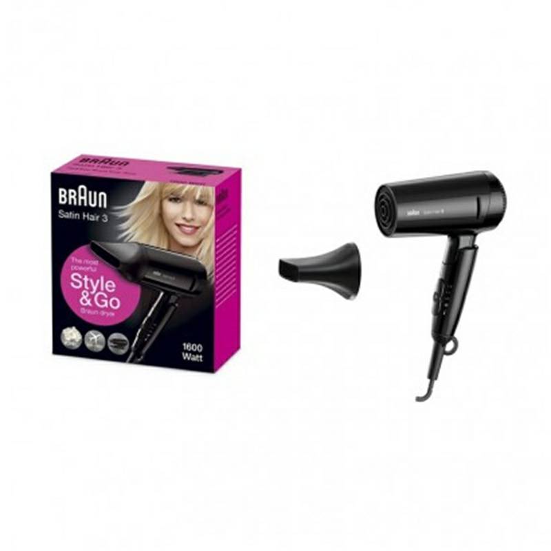 BRAUN 독일 HD350 음이온접이식헤어드라이어해외버전