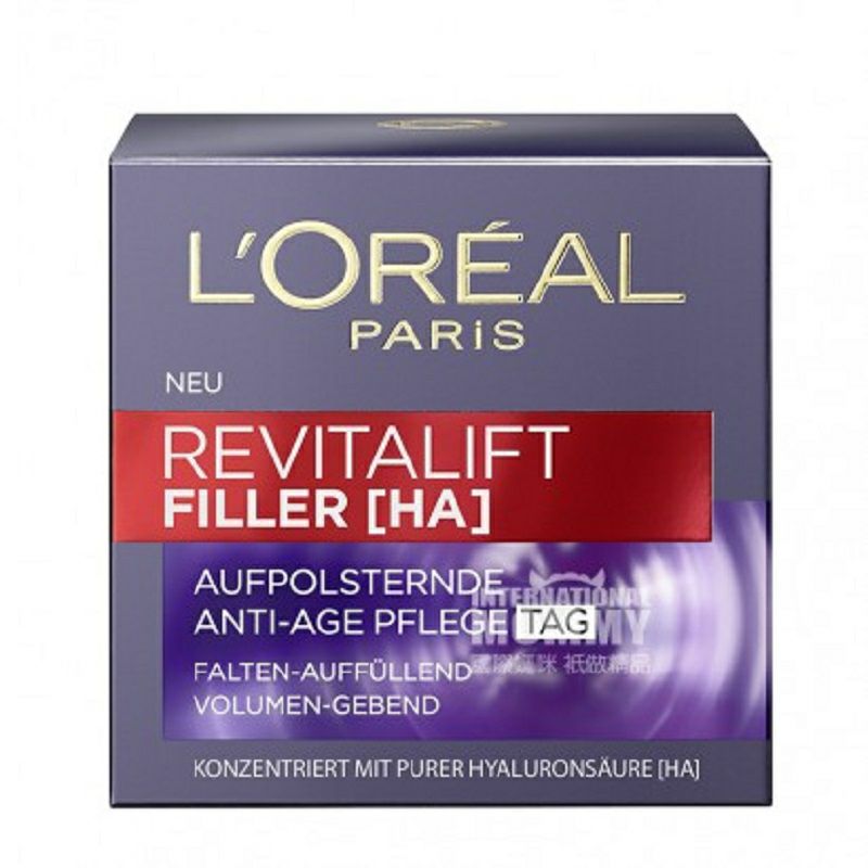 L OREAL Paris,프랑스복합히알루론산,물로채워진데이크림,해외버전