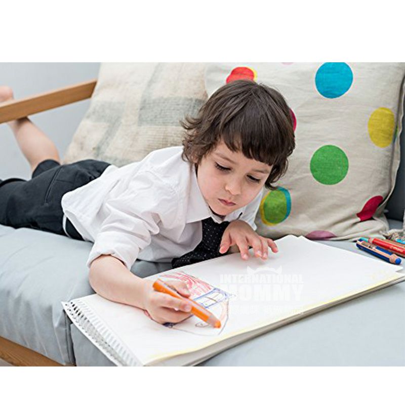 STABILO 독일목제 3 색세척가능한컬러브러시 10 해외판