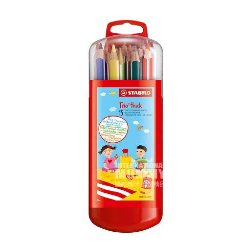 STABILO 독일트리오 15 두꺼운삼각형크레용해외판