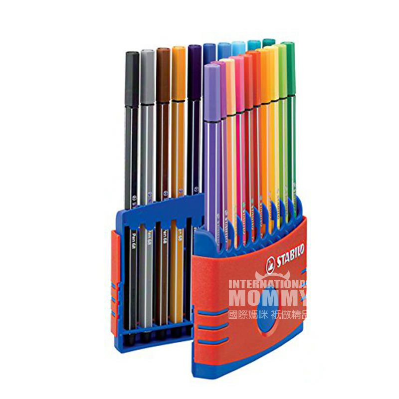 STABILO 독일펜 68 어린이수채화펜 20 해외판