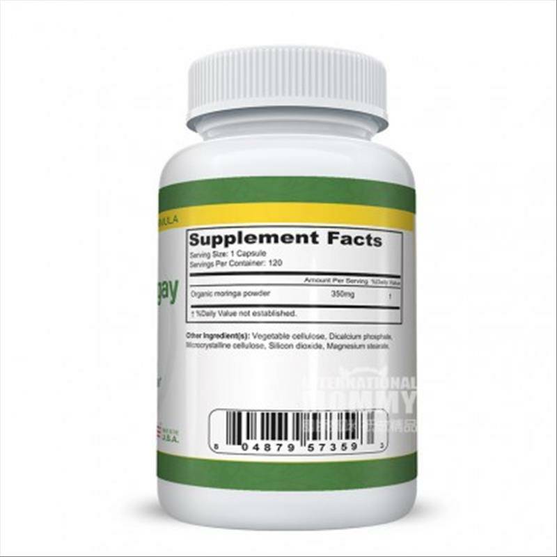 Mother s Select100 % 유기농모링가파우더프로락틴캡슐해외버전