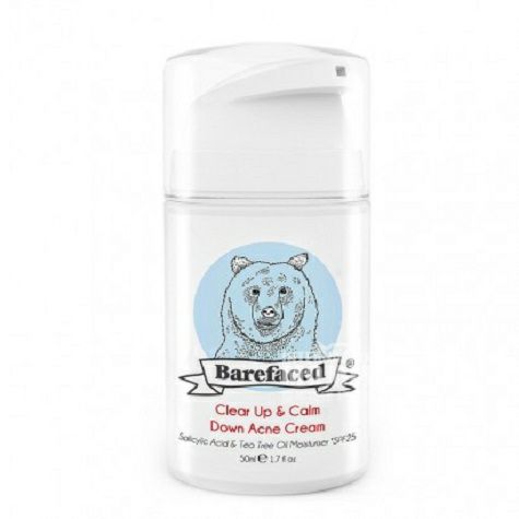 Barefaced 영국,여드름크림해외판청소및복원