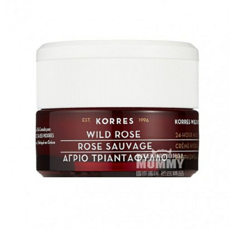 KORRES 그리스산와일드로즈 24 시간보습크림해외판
