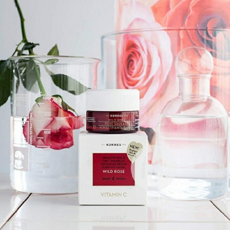 KORRES 그리스산와일드로즈어드밴스드리페어링슬리핑마스크해외판