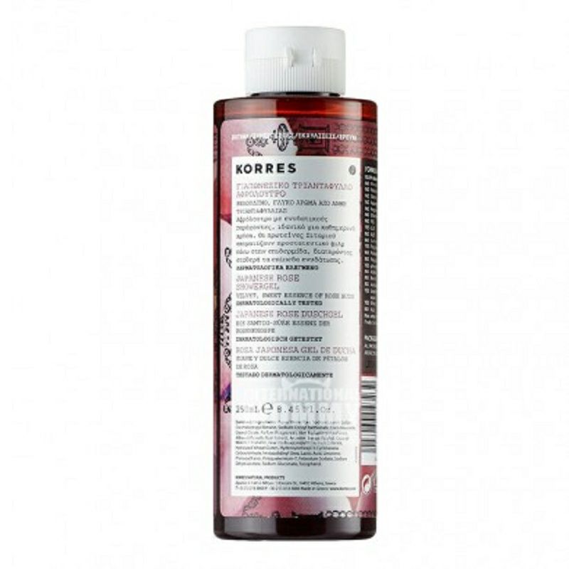 KORRES 그리스로즈바디워시해외판
