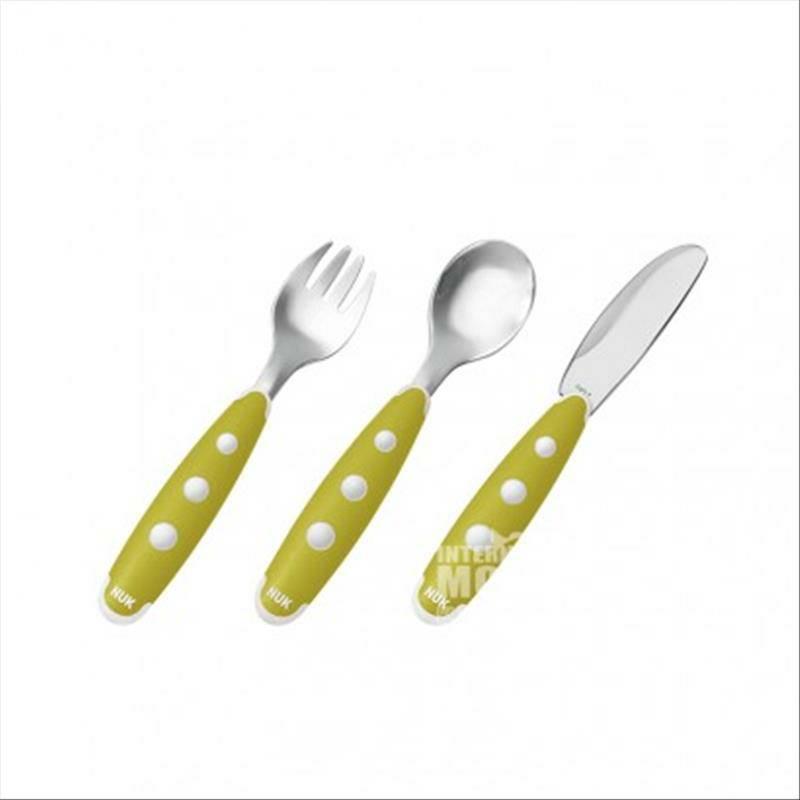 NUK 독일어미니학습베이비나이프,포크및스푼 3 피스해외판