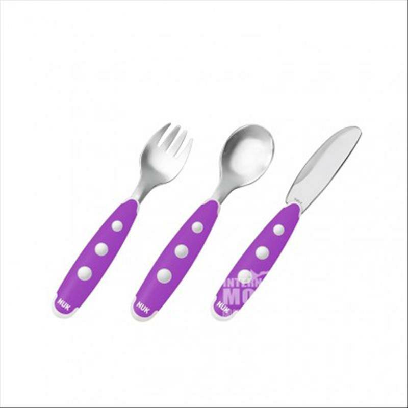 NUK 독일어미니학습베이비나이프,포크및스푼 3 피스해외판