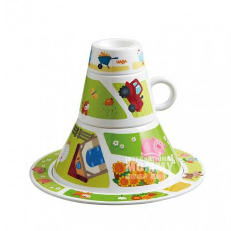 HABA 독일어린이스택식기농장낙원 4 피스해외판