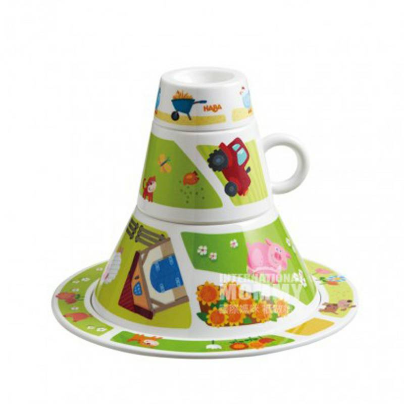 HABA 독일어린이스택식기농장낙원 4 피스해외판