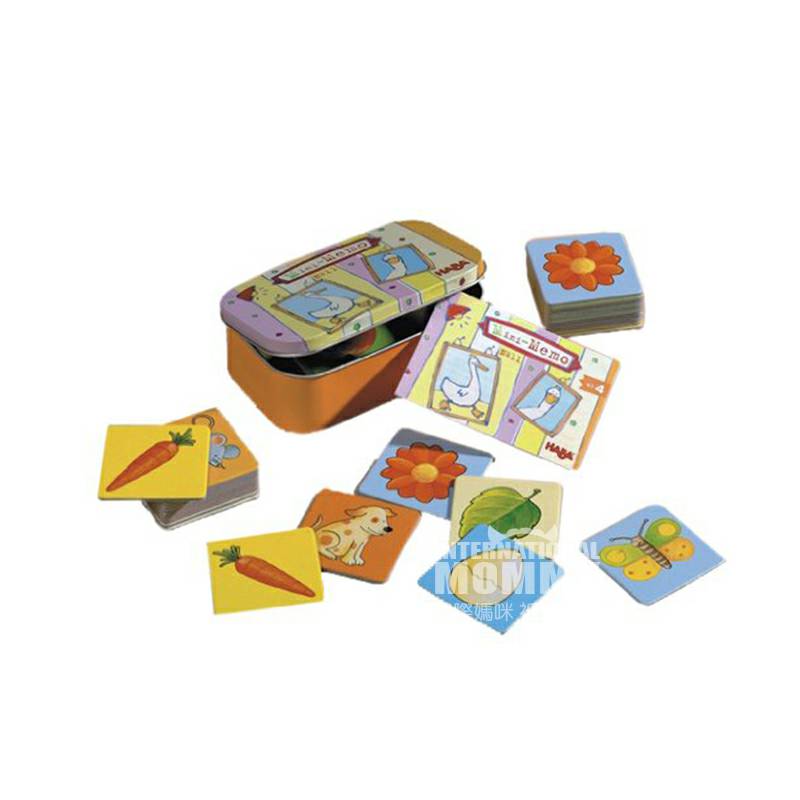 HABA 독일어보드게임 2562 미니메모철상자해외버전