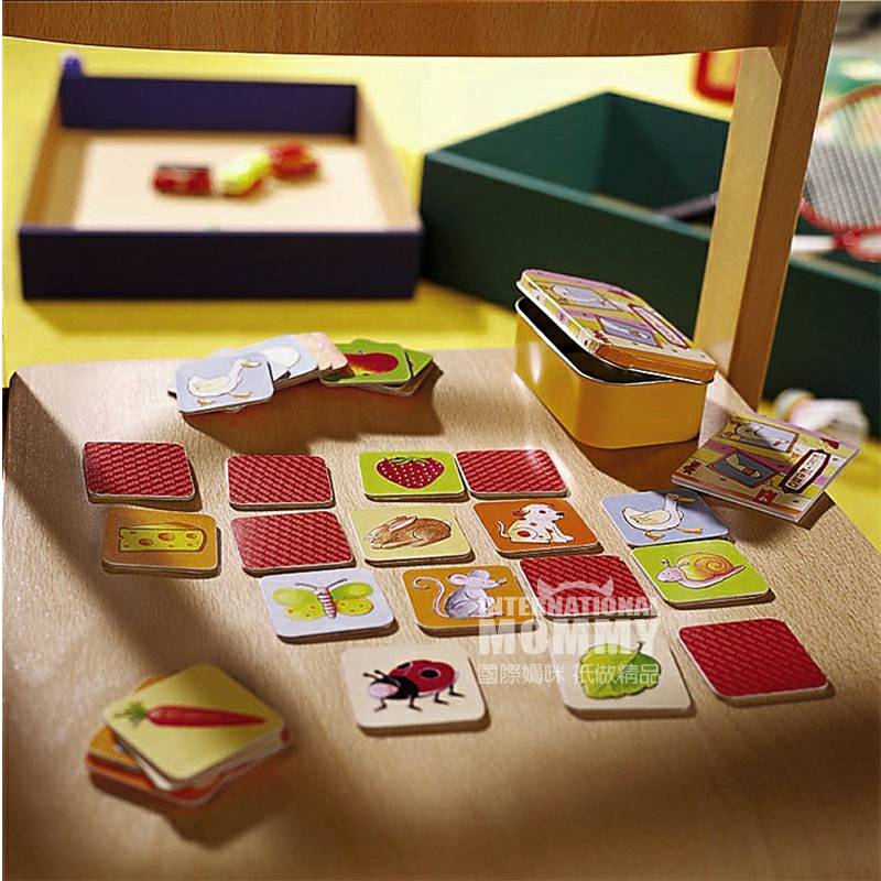 HABA 독일어보드게임 2562 미니메모철상자해외버전