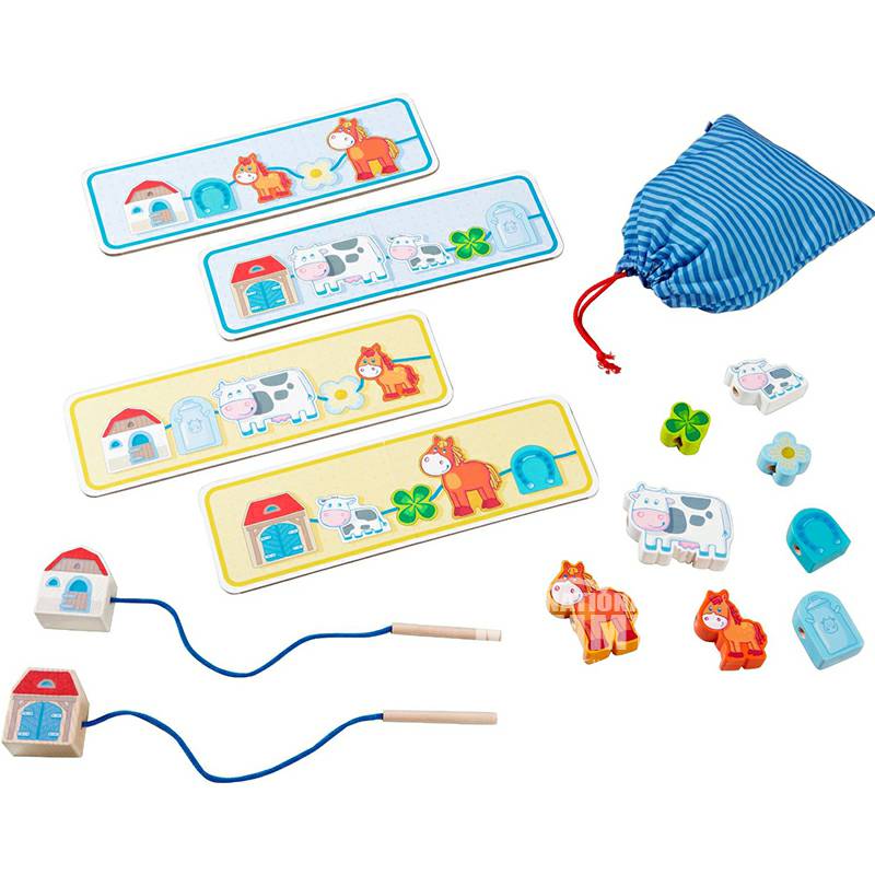 HABA 독일첫게임 5580 농장동물스레딩해외버전