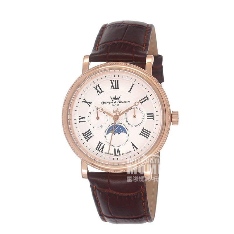 YONGER BRESSON 프렌치쿼츠남성용시계 HCR1685 / 02 해외판