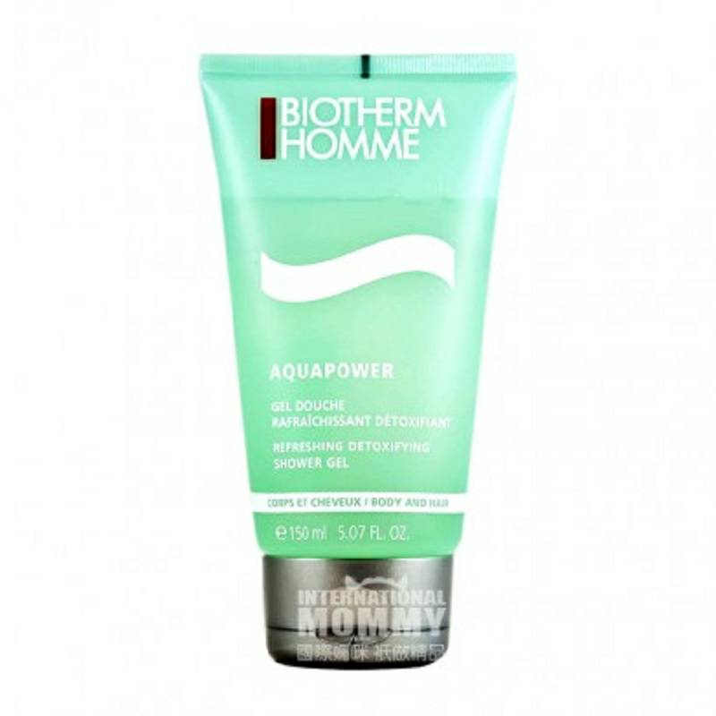 BIOTHERM 프랑스남성수력학적상쾌한샴푸및샤워젤해외버전