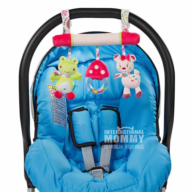 baby FEHN 독일새끼사슴개구리유모차체인침대장식인형해외버전