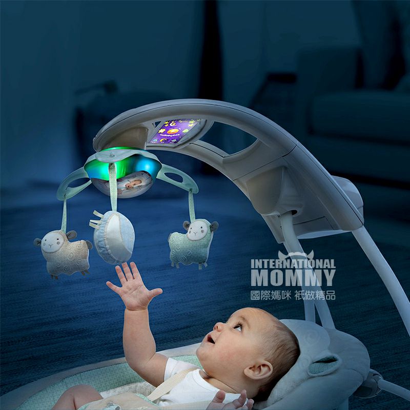 BRIGHT STARTS 아메리칸럭셔리베이비회전시트해외버전