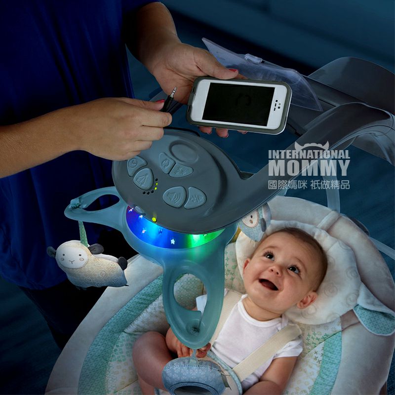 BRIGHT STARTS 아메리칸럭셔리베이비회전시트해외버전