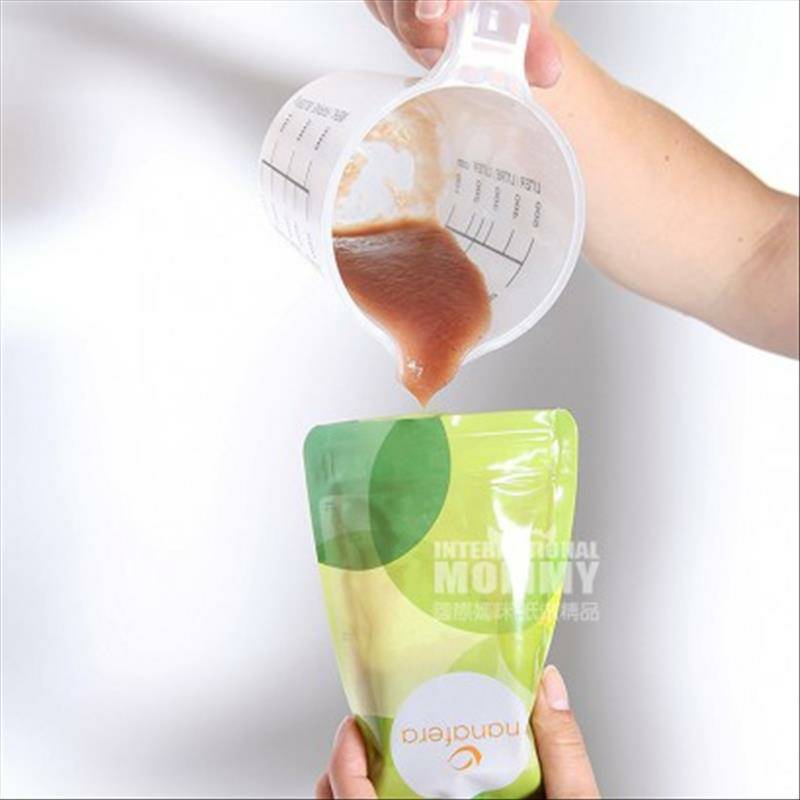 Nanafera 독일재사용가능한식품보충제스퀴즈백 180ml * 4 해외버전