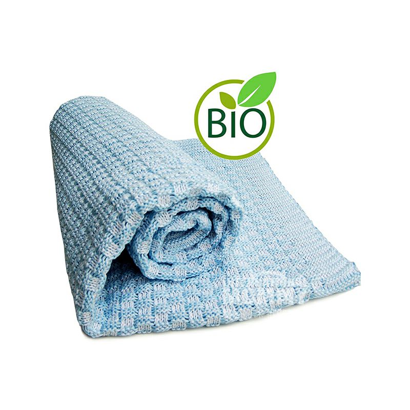 SonnenStrick 독일니트무늬,순수유기유아용모포 80 × 80 cm 해외버전