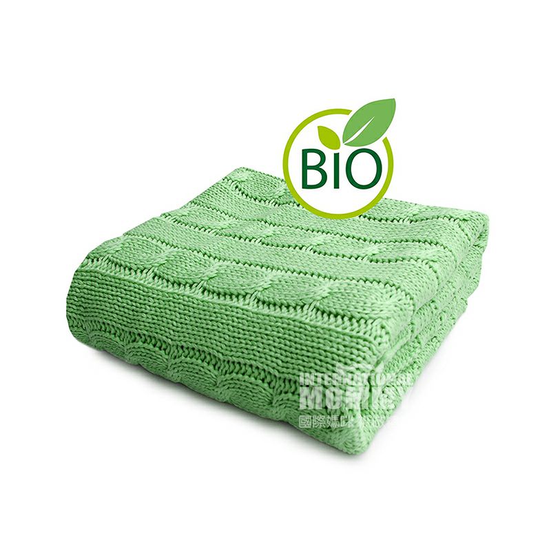 SonnenStrick 독일대마무늬순수유기농베이비담요 90 × 90cm 해외버전