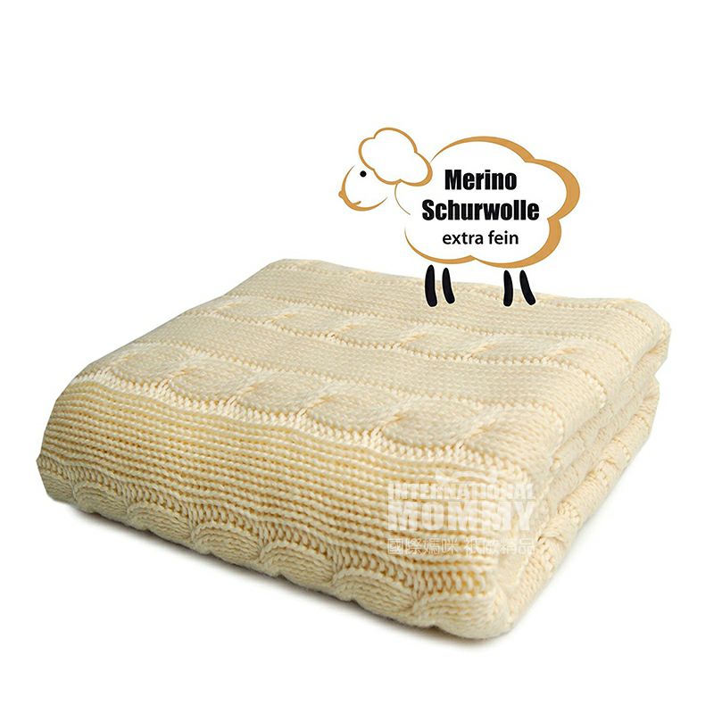SonnenStrick 독일대마무늬모직베이비담요 90 × 90cm 해외버전
