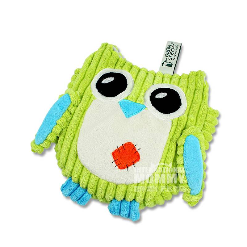 GRUN SPECHT 독일천연체리코어아기올빼미손따뜻한인형해외버전