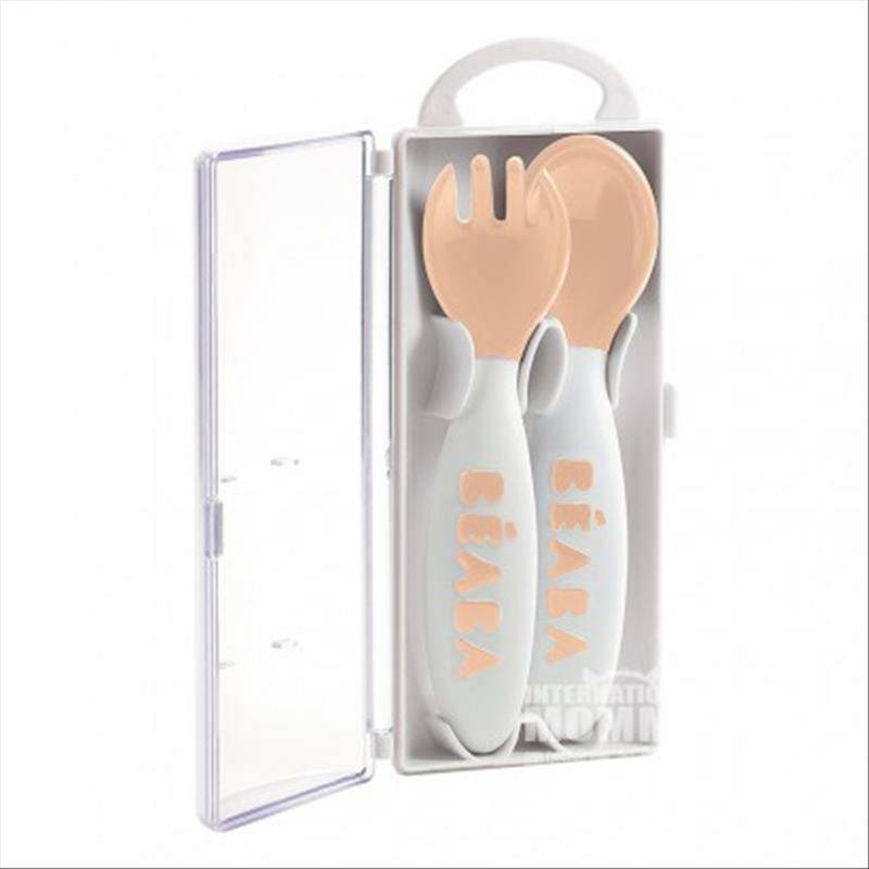 BEABA 프렌치 2 단트레이닝포크스푼세트해외판