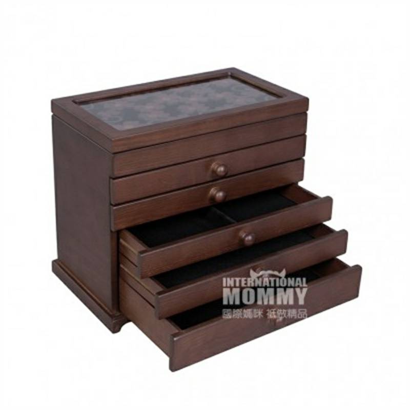 SONGMICS 독일목제보석함 JBC56W 해외판