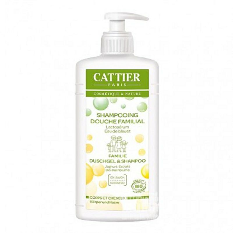 CATTIER 프렌치온패밀리 2-in-1 샴푸및샤워젤해외판