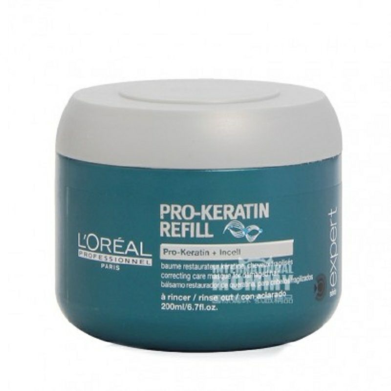 L OREAL Paris 프렌치살롱세척시리즈단백질리페어헤어마스크 200ml 해외버전