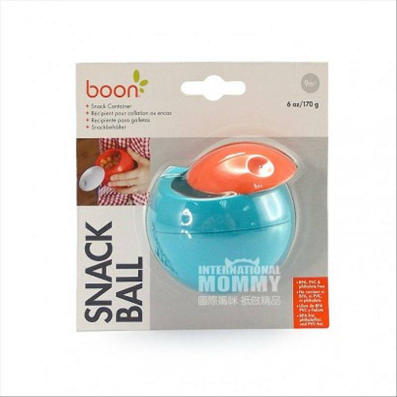 Boon 미국어린이용누수방지볼스낵박스해외버전