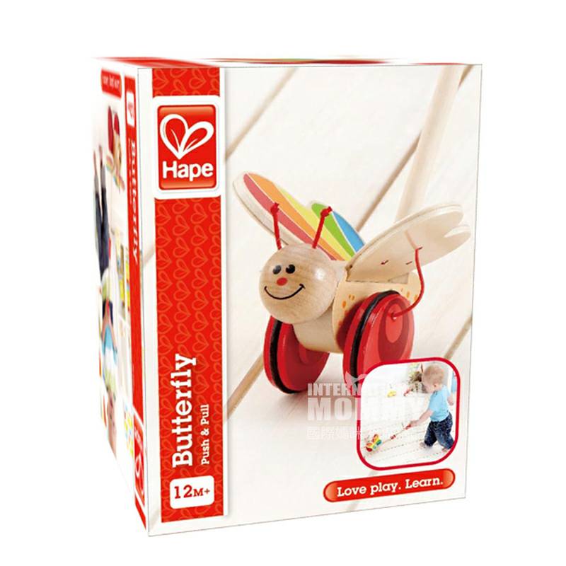 Hape 독일 Butterfly 푸시앤롤해외