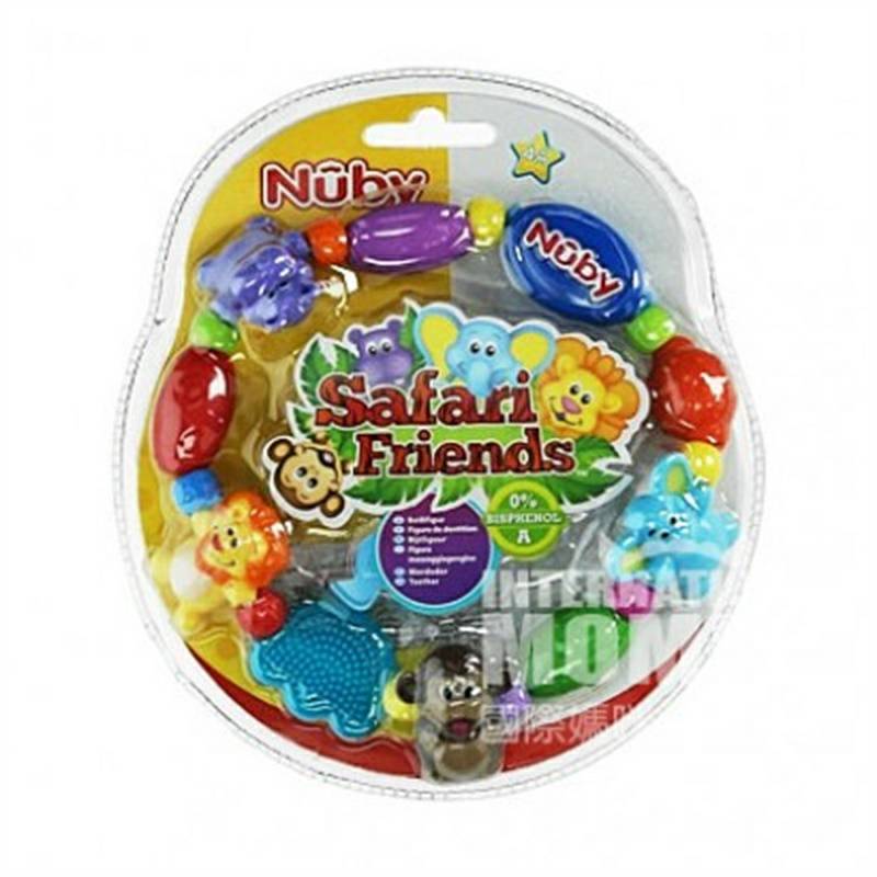 Nuby 미국아기 animal shape 고정치아 3 개월이상해외판