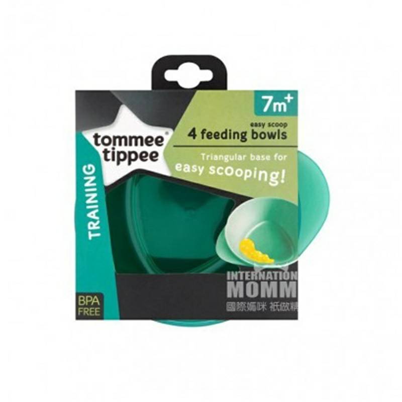 Tommee Tippee 영국식베이비푸드보조식교육보울 4 팩해외버전