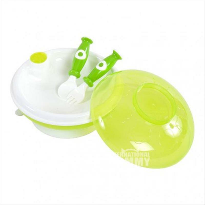 Bieco 독일아기물주입절연미끄럼그릇포크해외버전설정