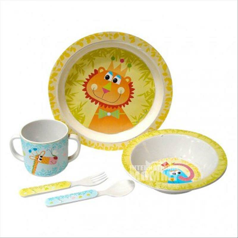 Bieco 독일카툰어린이레크리에이션식기세트다섯개해외판