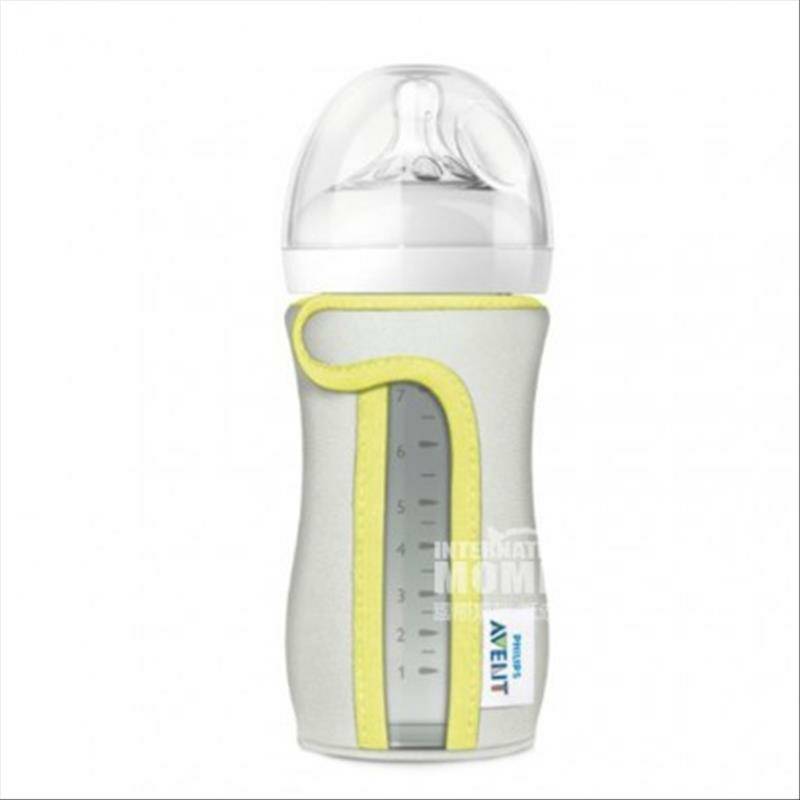 PHILIPS AVENT 브리티시 240ml 와이드구경천연기본유리병단열세트해외버전