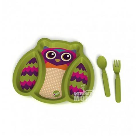 Oops 스위스 Oops 동물조형영아격자식기세트해외판