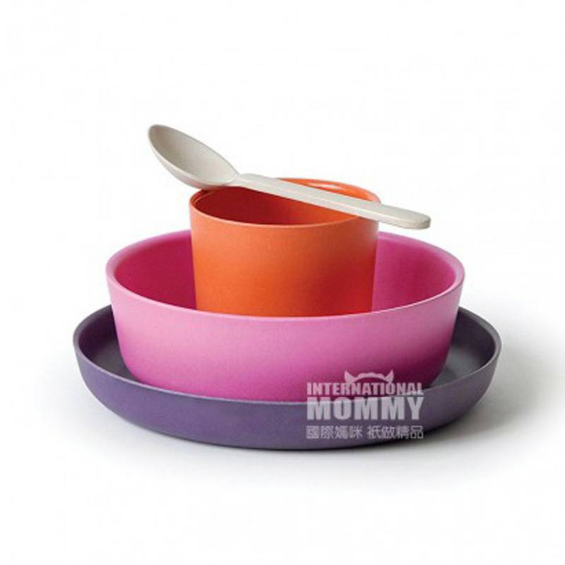 BIOBU by EKOBO 프랑스천연대나무섬유수저세트해외판