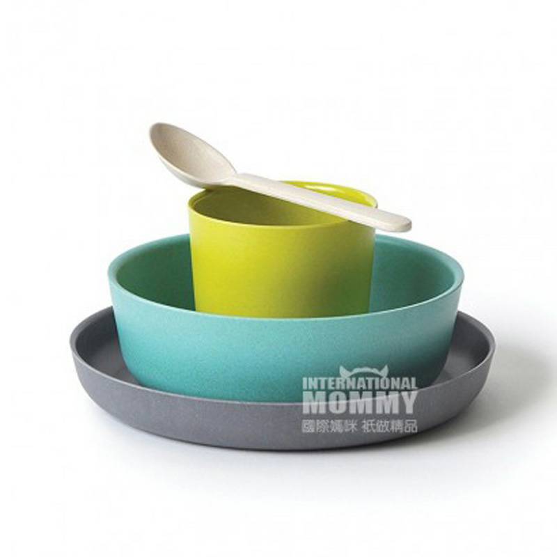 BIOBU by EKOBO 프랑스천연대나무섬유수저세트해외판