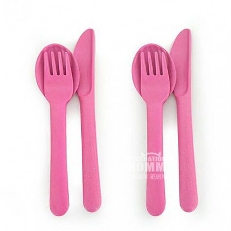 BIOBU by EKOBO 프랑스천연대나무섬유나이프포크스푼 * ...